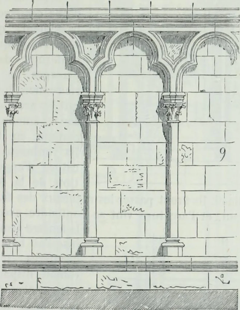 An illustration from Dictionnaire raisonné de l'architecture française du XIe au XVIe siècle, 1858, leaf 120