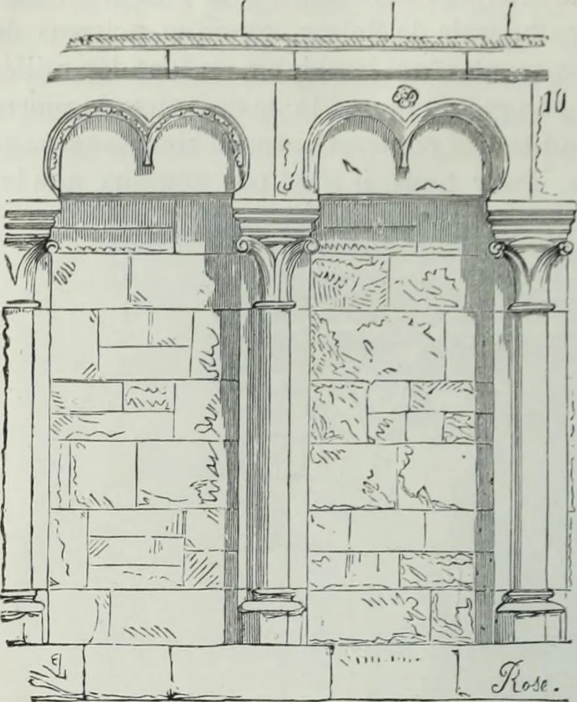 An illustration from Dictionnaire raisonné de l'architecture française du XIe au XVIe siècle, 1858, leaf 121