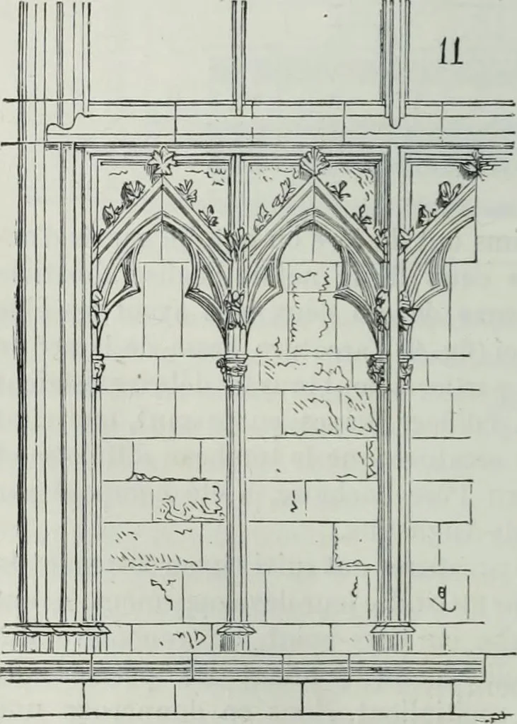 An illustration from Dictionnaire raisonné de l'architecture française du XIe au XVIe siècle, 1858, leaf 121