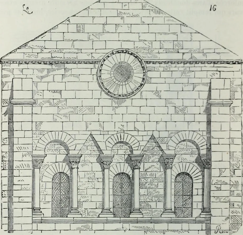 An illustration from Dictionnaire raisonné de l'architecture française du XIe au XVIe siècle, 1858, leaf 125