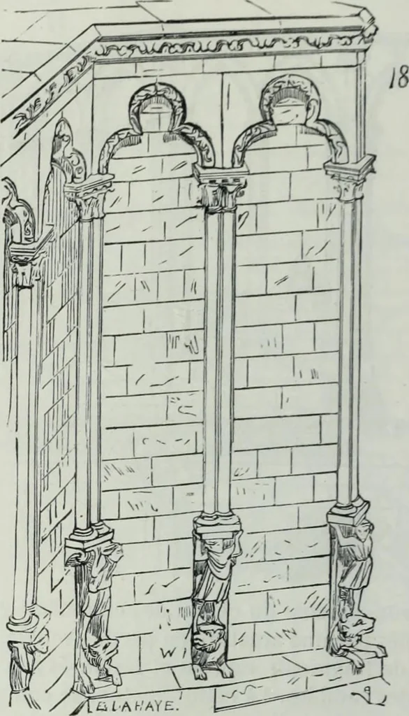 An illustration from Dictionnaire raisonné de l'architecture française du XIe au XVIe siècle, 1858, leaf 127