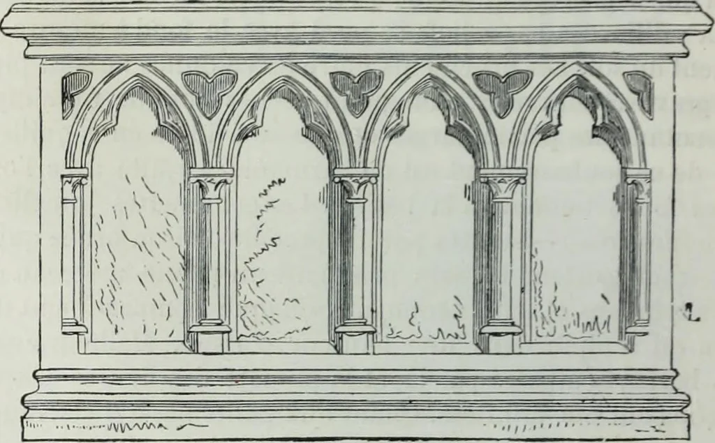 An illustration from Dictionnaire raisonné de l'architecture française du XIe au XVIe siècle, 1858, leaf 131