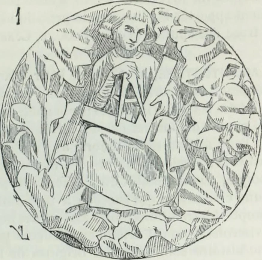An illustration from Dictionnaire raisonné de l'architecture française du XIe au XVIe siècle, 1858, leaf 140