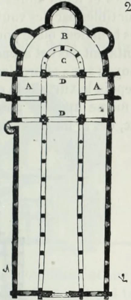 An illustration from Dictionnaire raisonné de l'architecture française du XIe au XVIe siècle, 1858, leaf 194