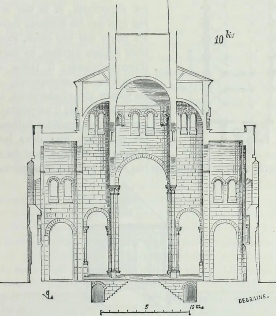 An illustration from Dictionnaire raisonné de l'architecture française du XIe au XVIe siècle, 1858, leaf 200