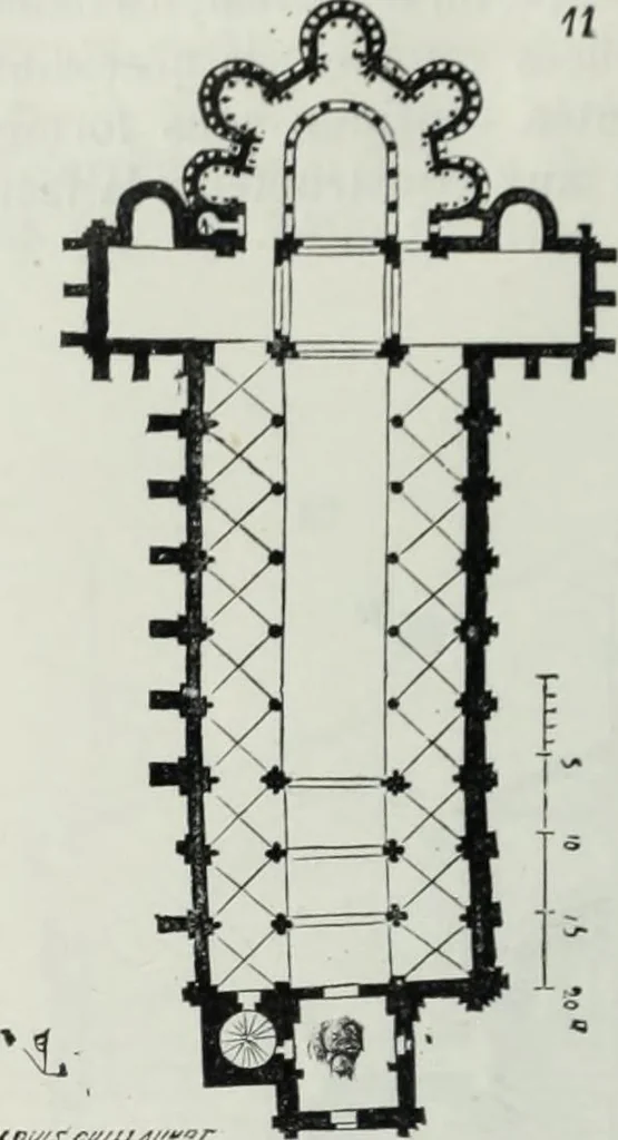An illustration from Dictionnaire raisonné de l'architecture française du XIe au XVIe siècle, 1858, leaf 201