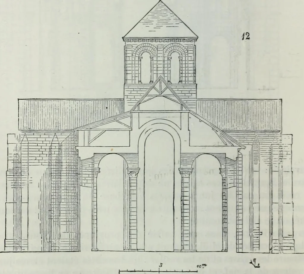 An illustration from Dictionnaire raisonné de l'architecture française du XIe au XVIe siècle, 1858, leaf 201