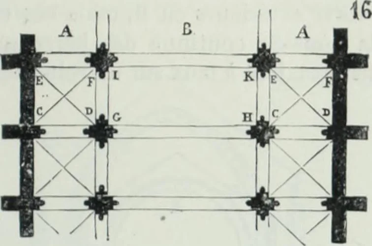 An illustration from Dictionnaire raisonné de l'architecture française du XIe au XVIe siècle, 1858, leaf 206