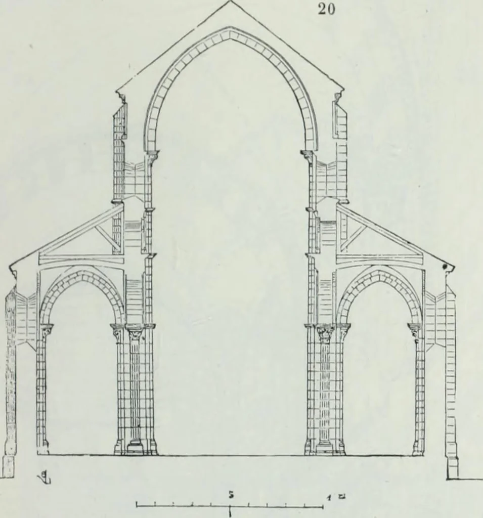 An illustration from Dictionnaire raisonné de l'architecture française du XIe au XVIe siècle, 1858, leaf 208