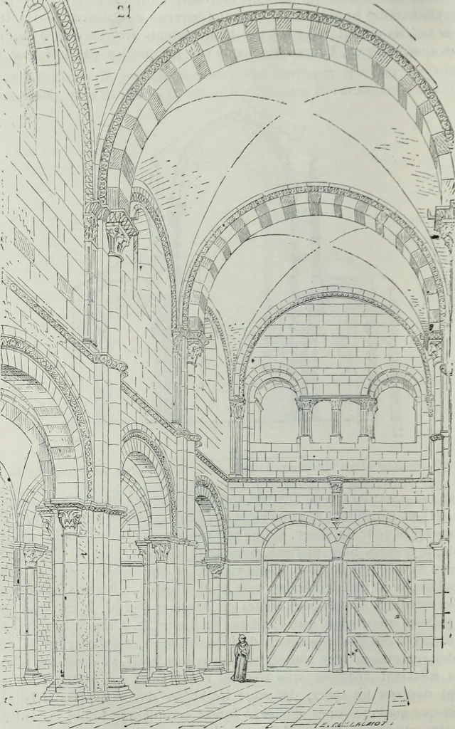 An illustration from Dictionnaire raisonné de l'architecture française du XIe au XVIe siècle, 1858, leaf 209