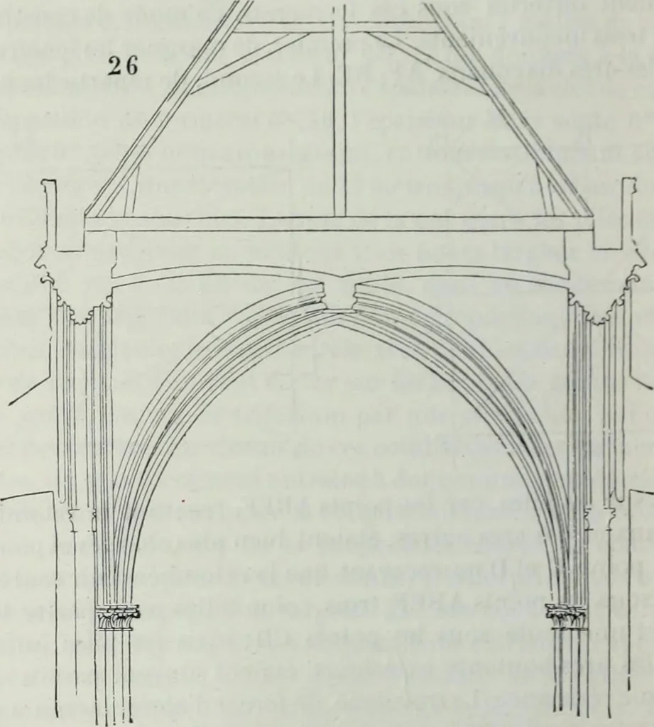 An illustration from Dictionnaire raisonné de l'architecture française du XIe au XVIe siècle, 1858, leaf 215