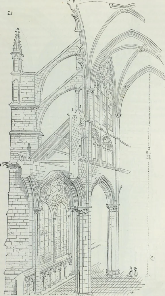 An illustration from Dictionnaire raisonné de l'architecture française du XIe au XVIe siècle, 1858, leaf 228