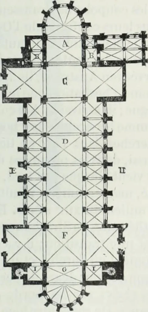 An illustration from Dictionnaire raisonné de l'architecture française du XIe au XVIe siècle, 1858, leaf 234