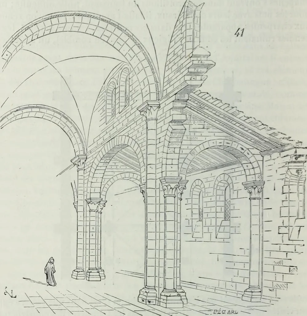 An illustration from Dictionnaire raisonné de l'architecture française du XIe au XVIe siècle, 1858, leaf 237