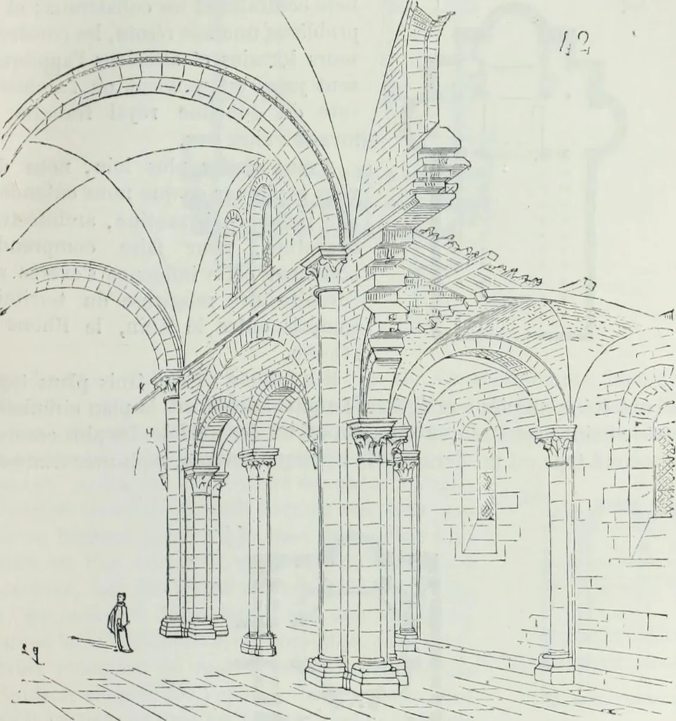 An illustration from Dictionnaire raisonné de l'architecture française du XIe au XVIe siècle, 1858, leaf 238