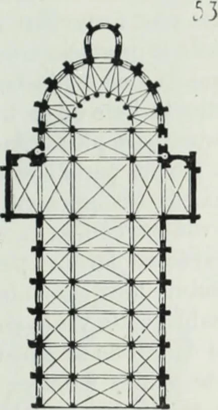 An illustration from Dictionnaire raisonné de l'architecture française du XIe au XVIe siècle, 1858, leaf 254