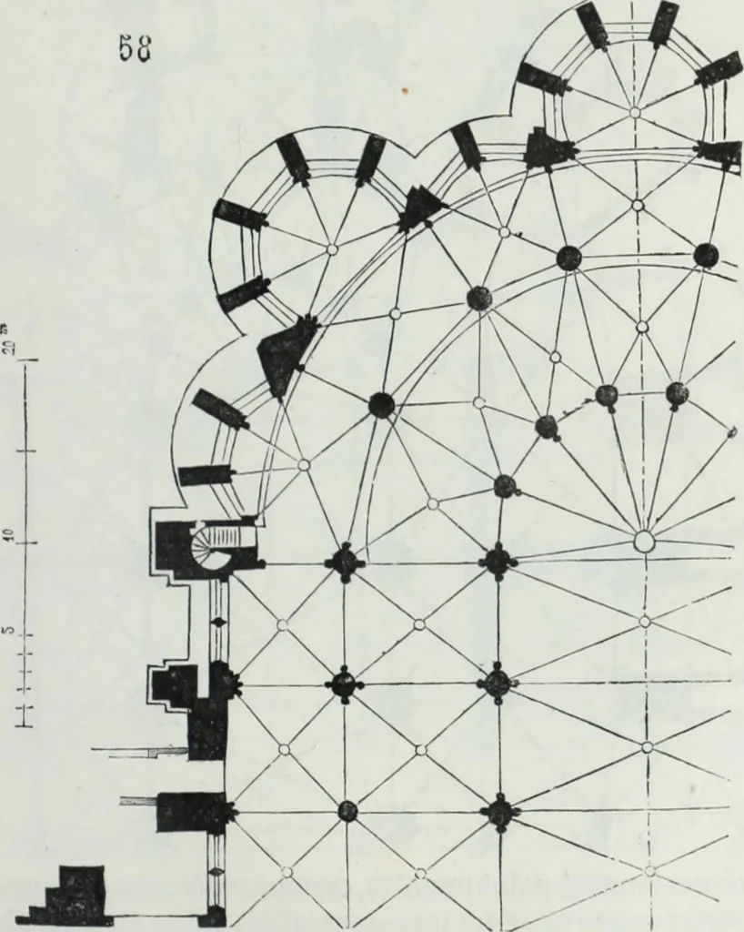 An illustration from Dictionnaire raisonné de l'architecture française du XIe au XVIe siècle, 1858, leaf 260