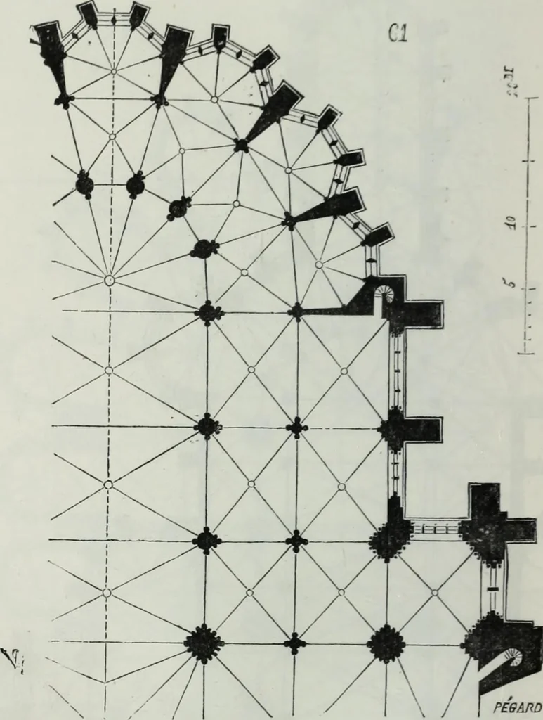 An illustration from Dictionnaire raisonné de l'architecture française du XIe au XVIe siècle, 1858, leaf 263
