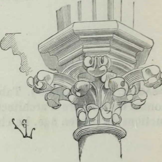 An illustration from Dictionnaire raisonné de l'architecture française du XIe au XVIe siècle, 1858, leaf 27