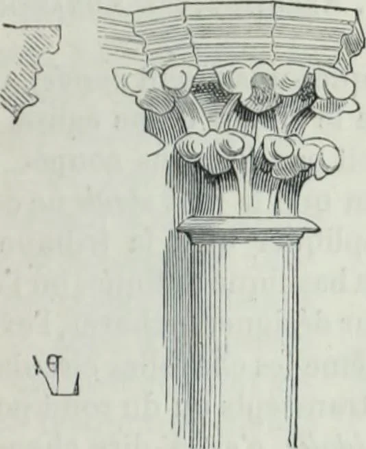 An illustration from Dictionnaire raisonné de l'architecture française du XIe au XVIe siècle, 1858, leaf 28