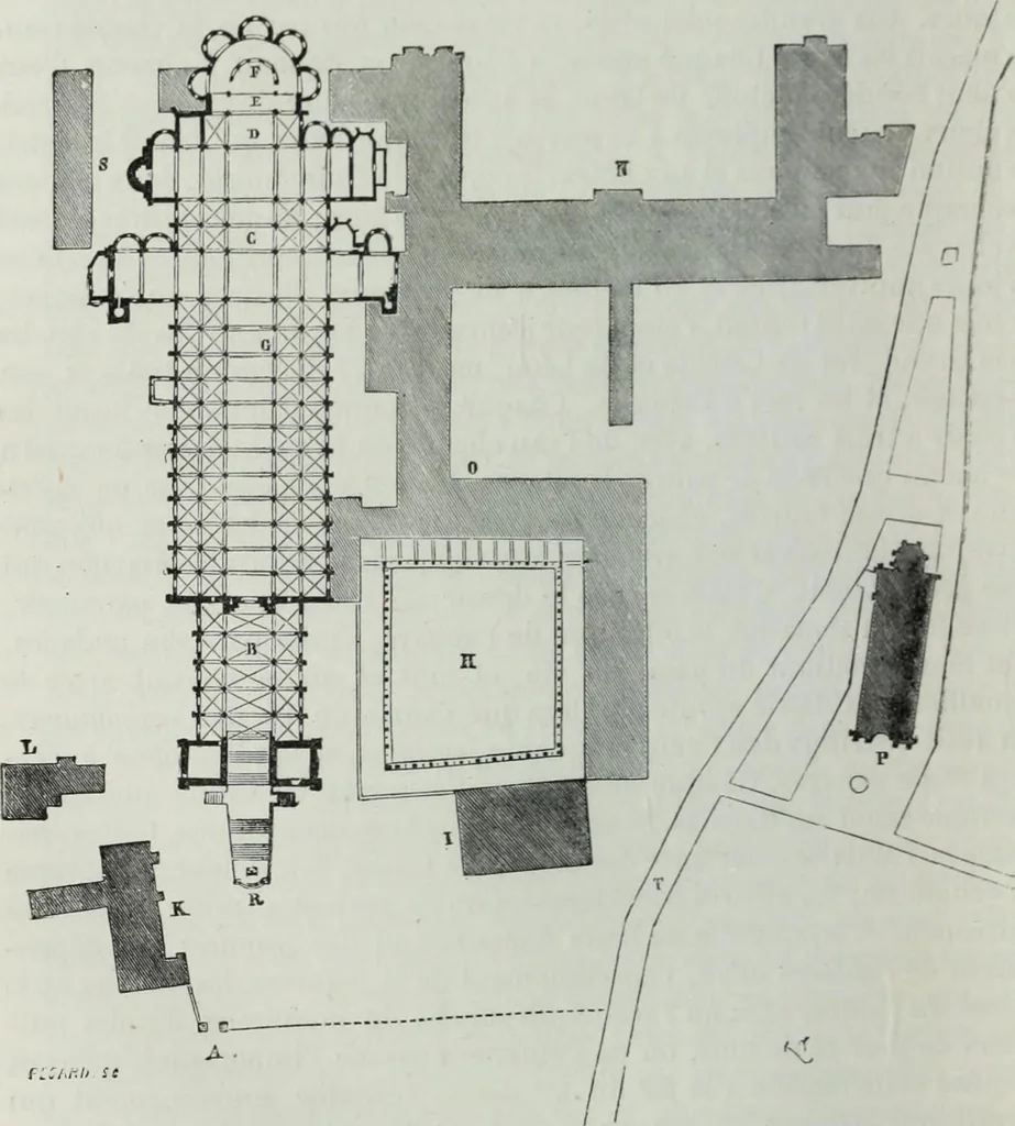 An illustration from Dictionnaire raisonné de l'architecture française du XIe au XVIe siècle, 1858, leaf 283