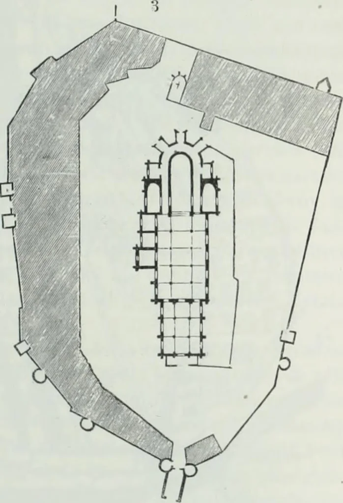 An illustration from Dictionnaire raisonné de l'architecture française du XIe au XVIe siècle, 1858, leaf 286