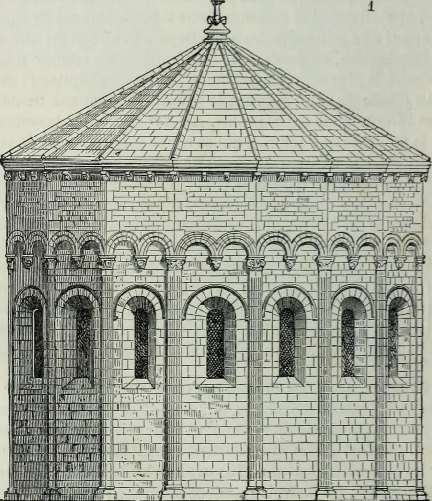 An illustration from Dictionnaire raisonné de l'architecture française du XIe au XVIe siècle, 1858, leaf 29