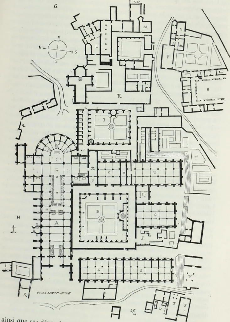 An illustration from Dictionnaire raisonné de l'architecture française du XIe au XVIe siècle, 1858, leaf 292
