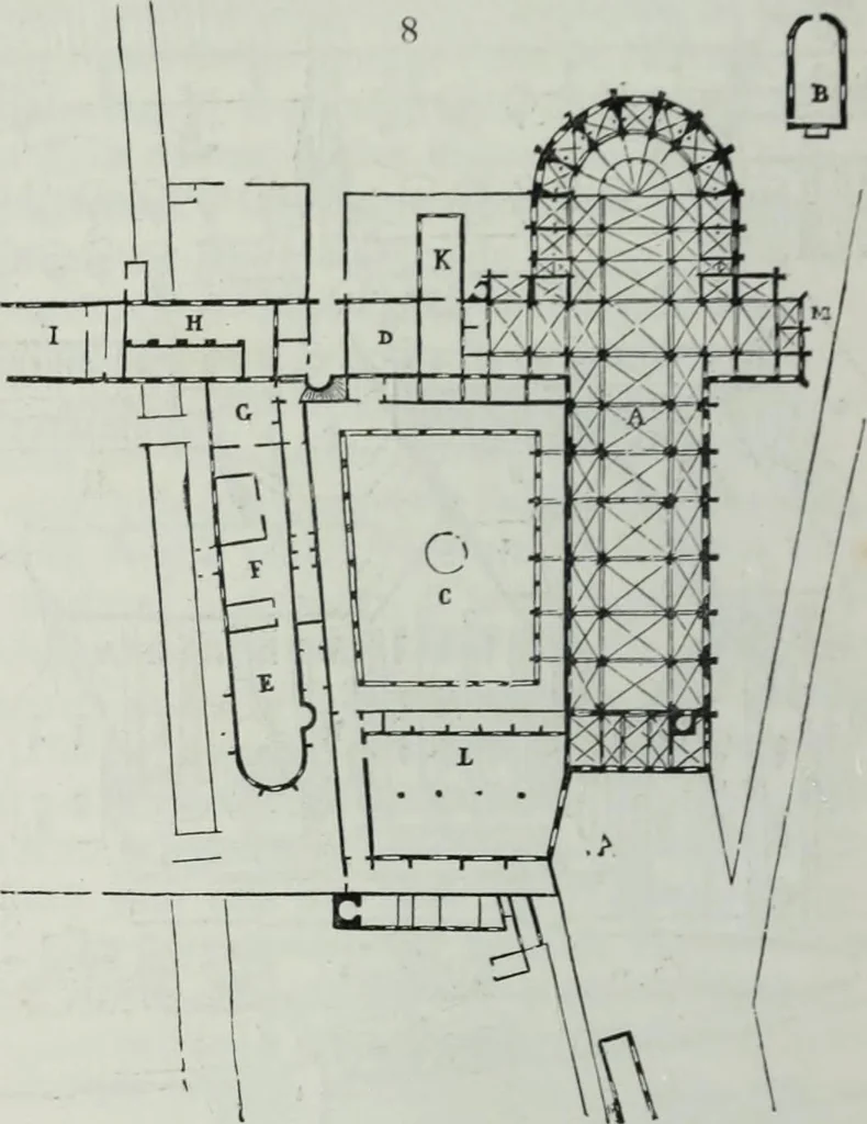 An illustration from Dictionnaire raisonné de l'architecture française du XIe au XVIe siècle, 1858, leaf 297