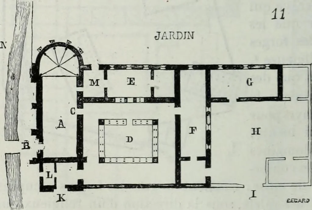 An illustration from Dictionnaire raisonné de l'architecture française du XIe au XVIe siècle, 1858, leaf 301