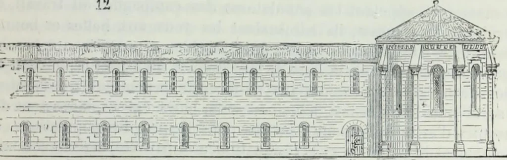 An illustration from Dictionnaire raisonné de l'architecture française du XIe au XVIe siècle, 1858, leaf 302