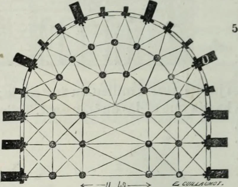 An illustration from Dictionnaire raisonné de l'architecture française du XIe au XVIe siècle, 1858, leaf 31