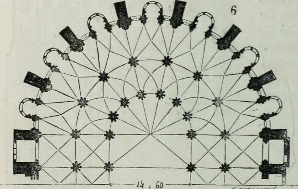 An illustration from Dictionnaire raisonné de l'architecture française du XIe au XVIe siècle, 1858, leaf 31