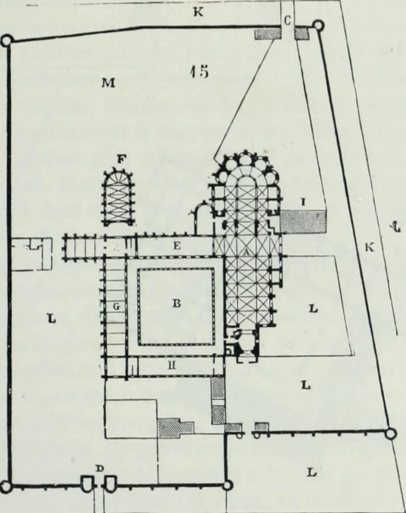 An illustration from Dictionnaire raisonné de l'architecture française du XIe au XVIe siècle, 1858, leaf 310