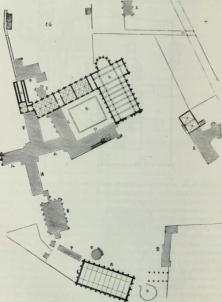 An illustration from Dictionnaire raisonné de l'architecture française du XIe au XVIe siècle, 1858, leaf 311