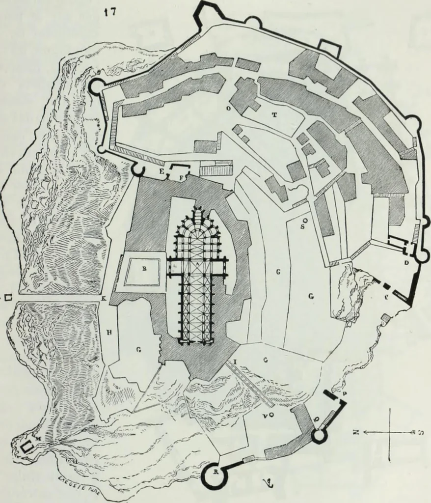 An illustration from Dictionnaire raisonné de l'architecture française du XIe au XVIe siècle, 1858, leaf 314