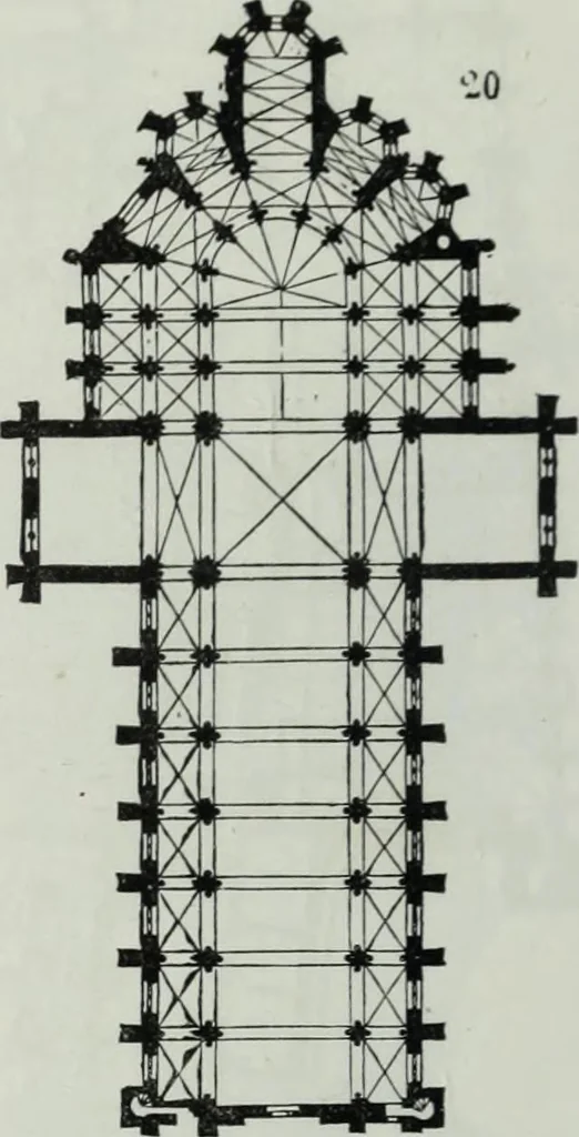 An illustration from Dictionnaire raisonné de l'architecture française du XIe au XVIe siècle, 1858, leaf 317