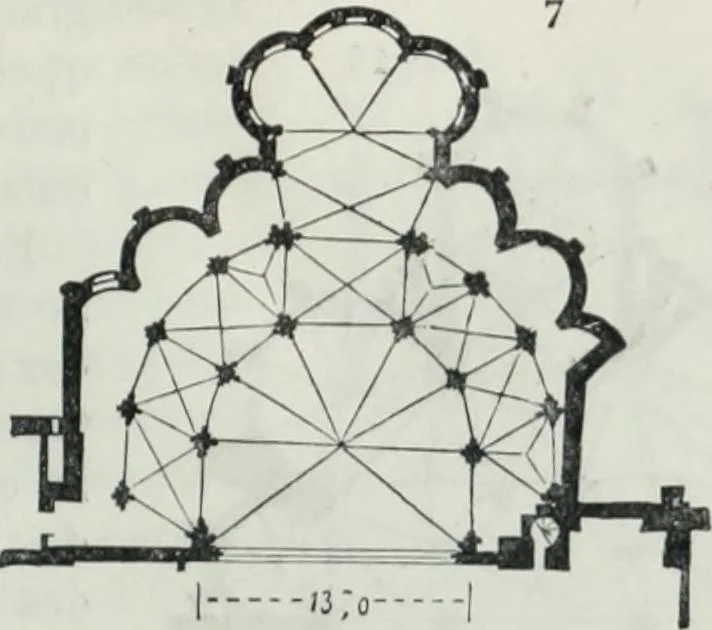 An illustration from Dictionnaire raisonné de l'architecture française du XIe au XVIe siècle, 1858, leaf 32
