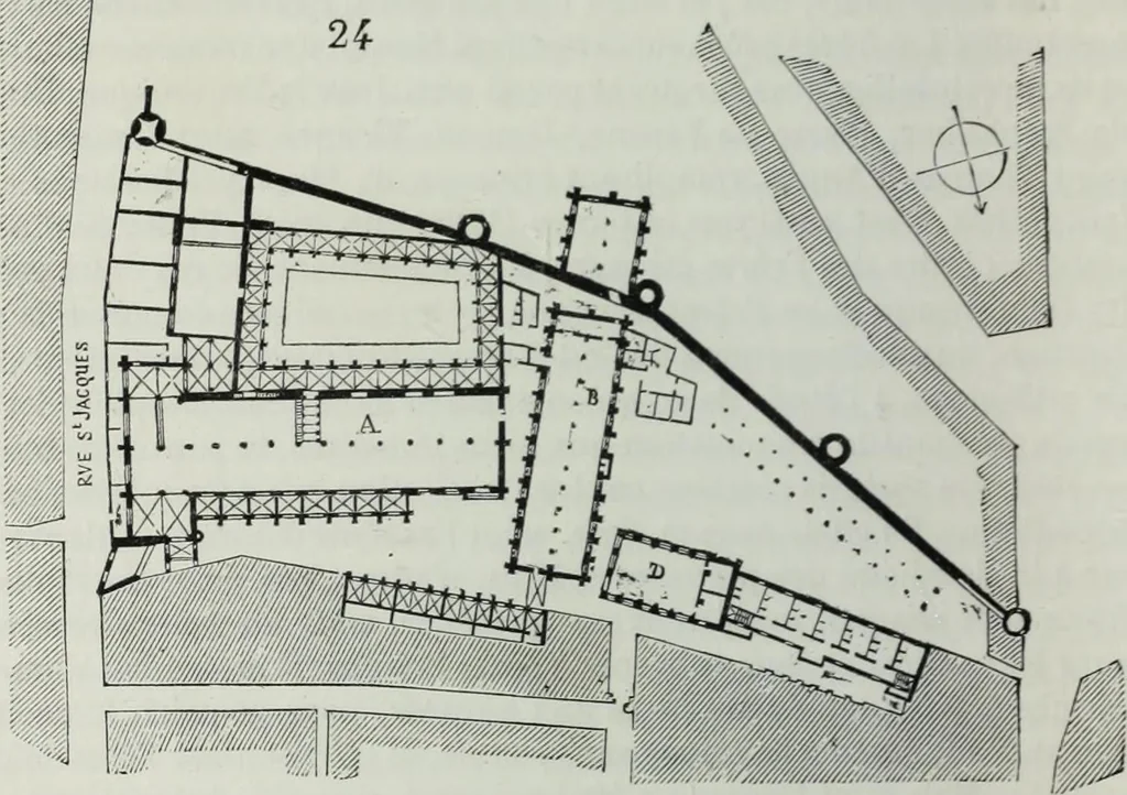 An illustration from Dictionnaire raisonné de l'architecture française du XIe au XVIe siècle, 1858, leaf 323