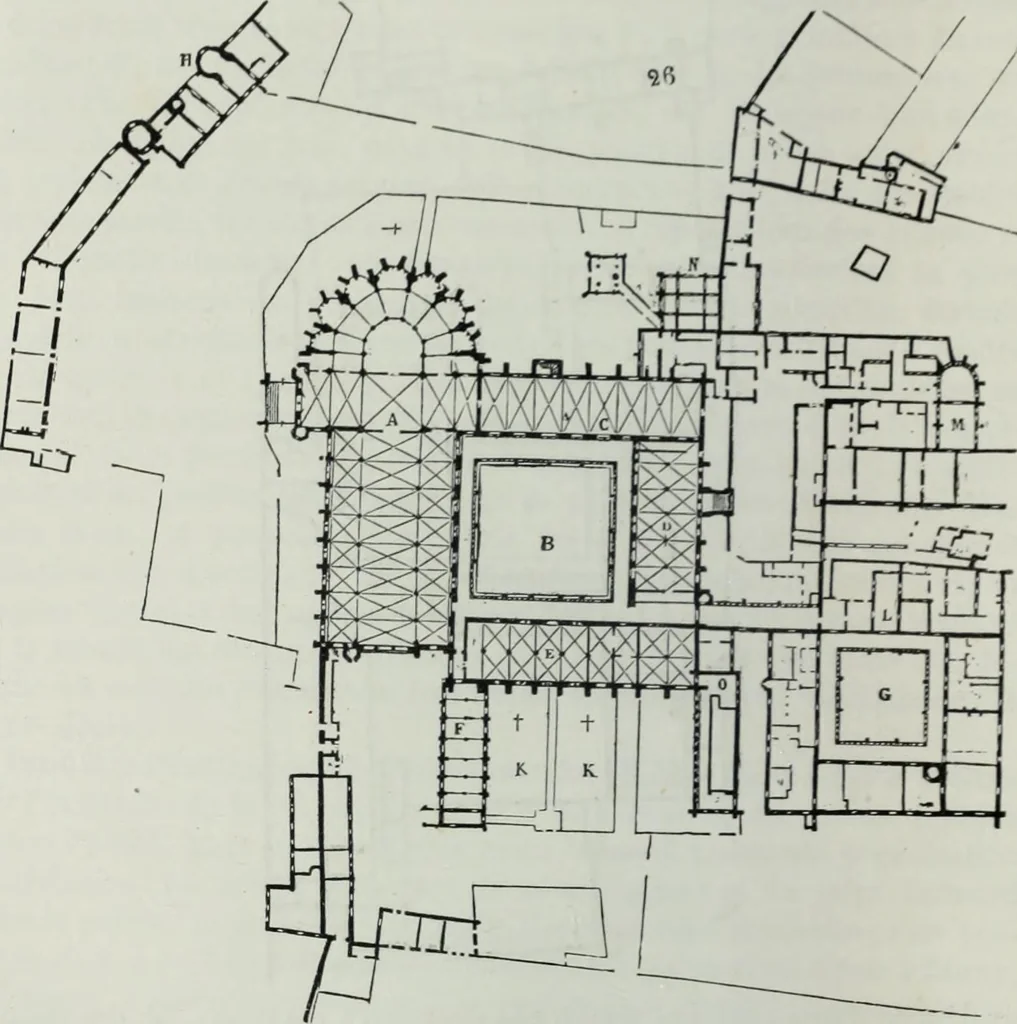 An illustration from Dictionnaire raisonné de l'architecture française du XIe au XVIe siècle, 1858, leaf 329