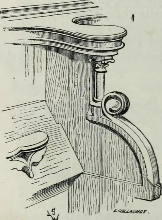 An illustration from Dictionnaire raisonné de l'architecture française du XIe au XVIe siècle, 1858, leaf 35