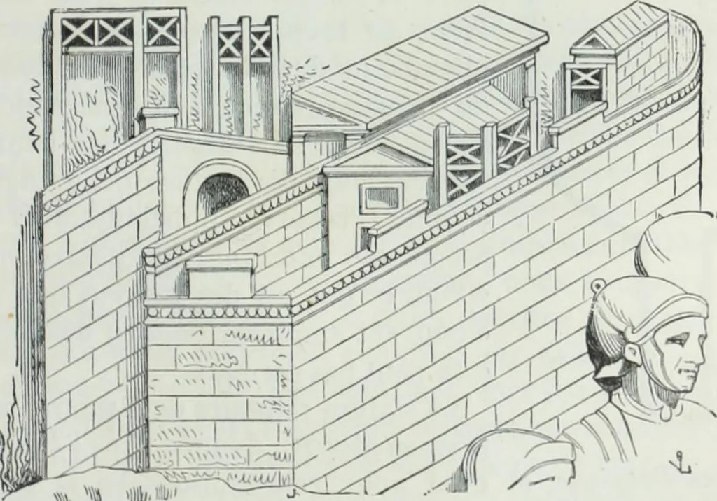 An illustration from Dictionnaire raisonné de l'architecture française du XIe au XVIe siècle, 1858, leaf 354