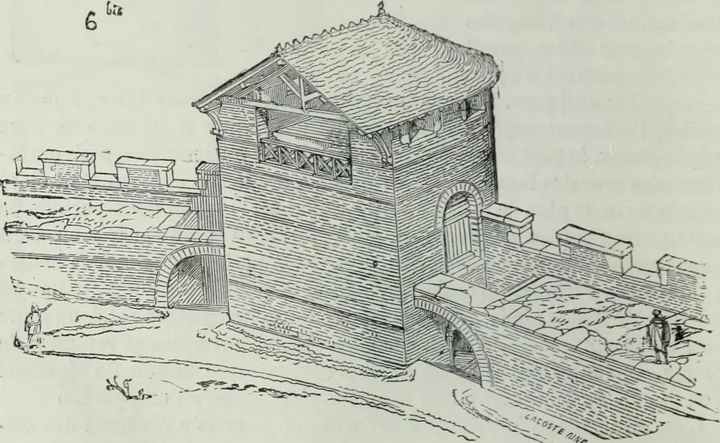 An illustration from Dictionnaire raisonné de l'architecture française du XIe au XVIe siècle, 1858, leaf 357