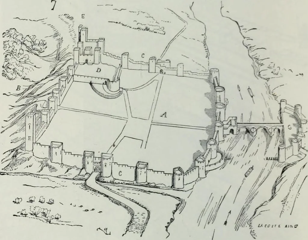 An illustration from Dictionnaire raisonné de l'architecture française du XIe au XVIe siècle, 1858, leaf 359