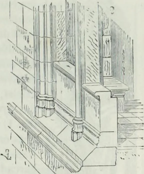 An illustration from Dictionnaire raisonné de l'architecture française du XIe au XVIe siècle, 1858, leaf 38