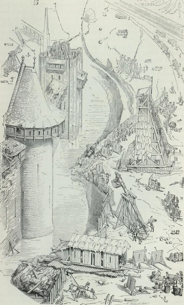An illustration from Dictionnaire raisonné de l'architecture française du XIe au XVIe siècle, 1858, leaf 388