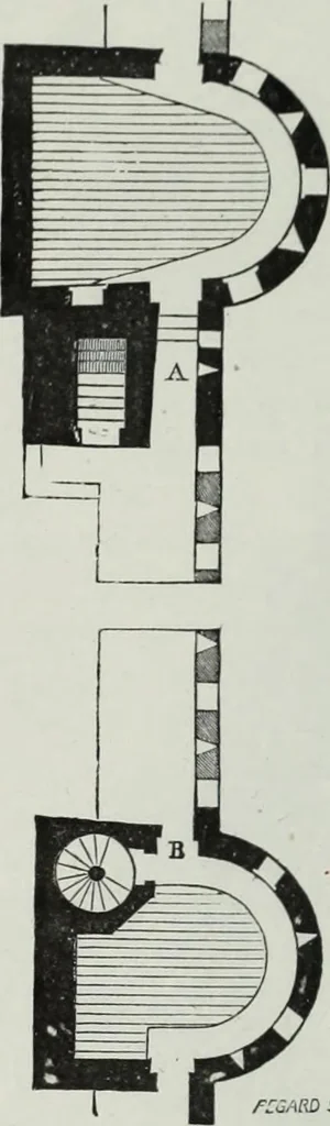 An illustration from Dictionnaire raisonné de l'architecture française du XIe au XVIe siècle, 1858, leaf 391
