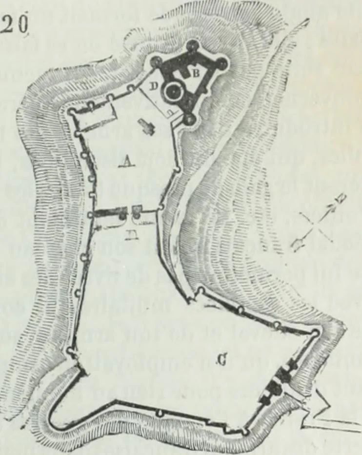 An illustration from Dictionnaire raisonné de l'architecture française du XIe au XVIe siècle, 1858, leaf 396