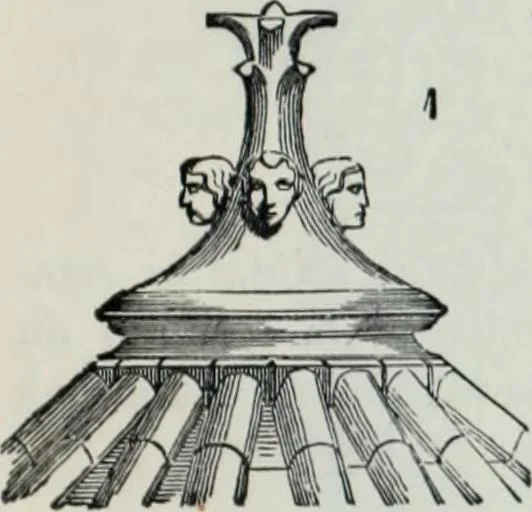 An illustration from Dictionnaire raisonné de l'architecture française du XIe au XVIe siècle, 1858, leaf 40
