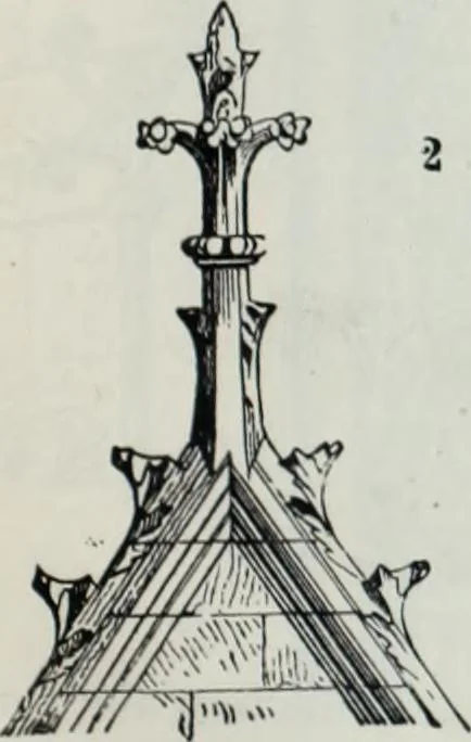 An illustration from Dictionnaire raisonné de l'architecture française du XIe au XVIe siècle, 1858, leaf 40